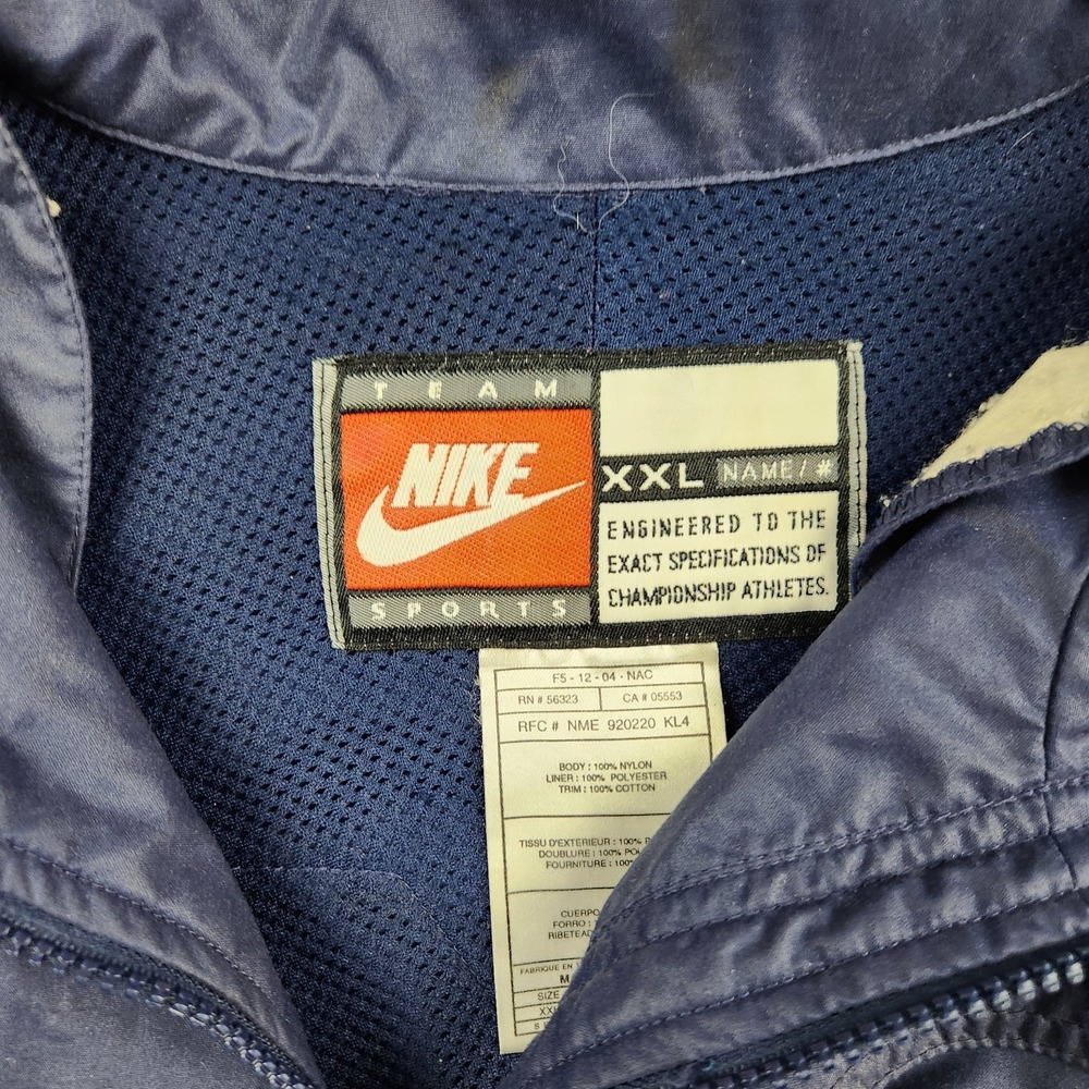 Nike Team Sports NCAA Michigan Wolverines size 2XL Windbreaker Anorak Jacket - Picture 4 of 13